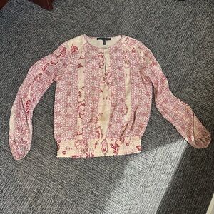 White House Black Market Boho Blouse